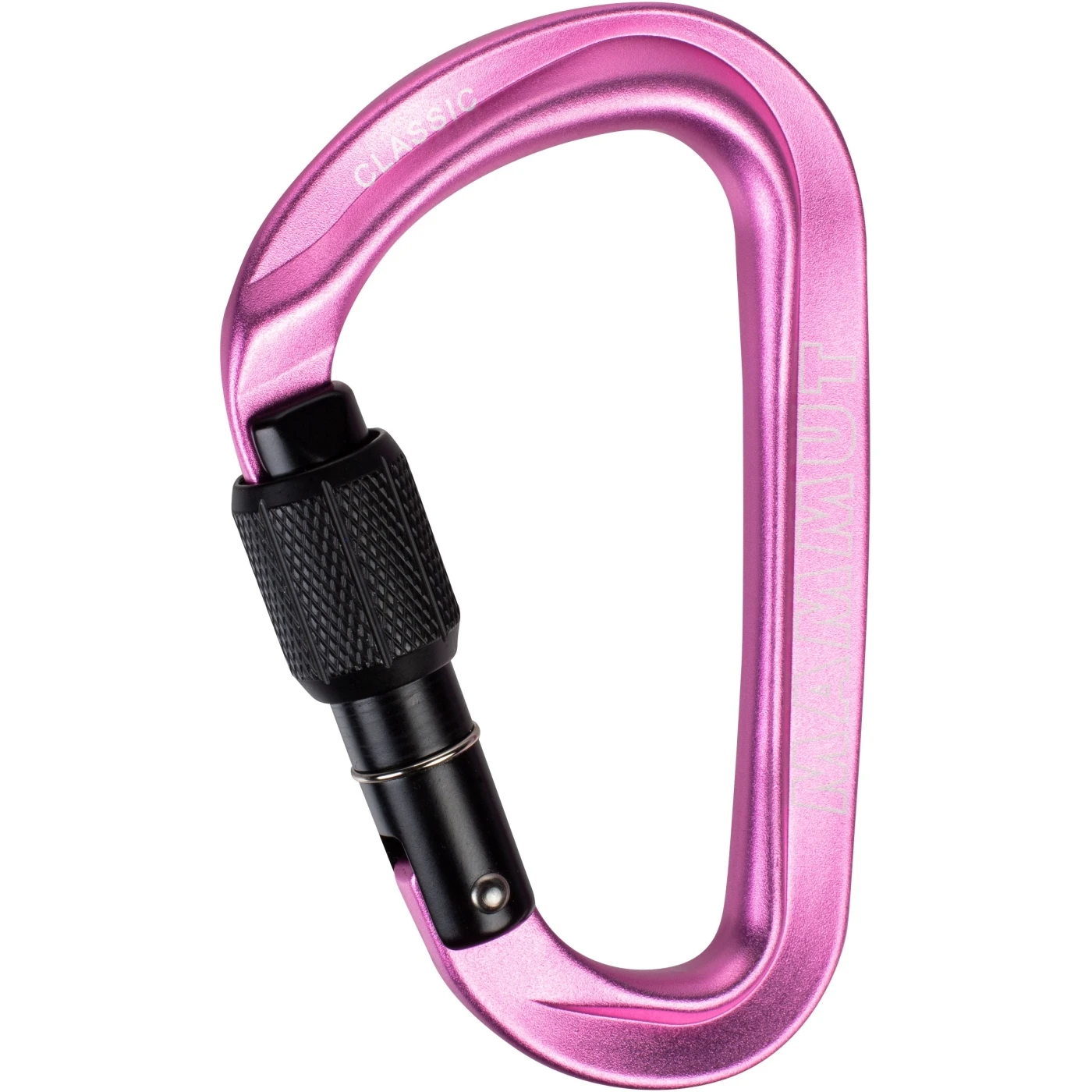 Mammut Classic HMS Screwgate Carabiner - Pink 1 Mammut Classic HMS Screwgate Carabiner - Pink