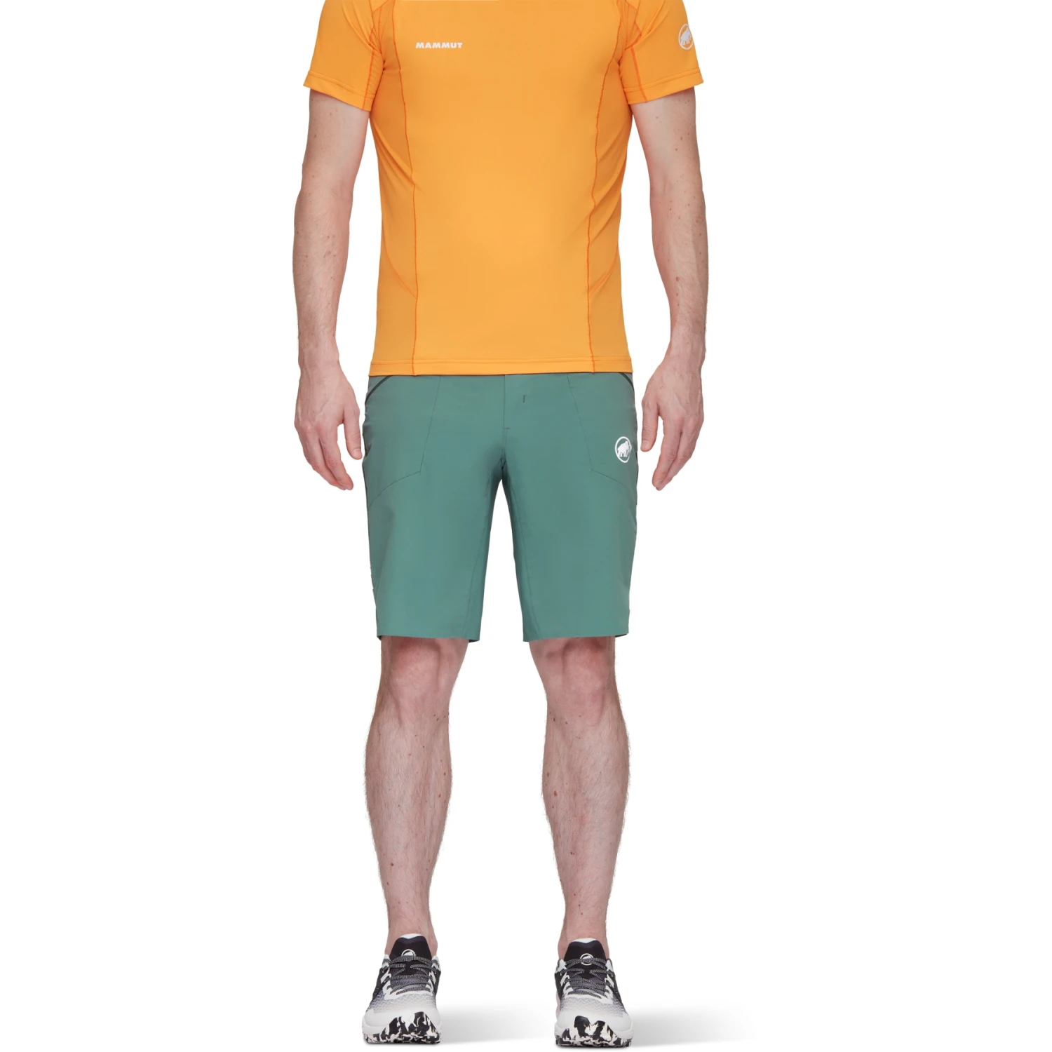 Mammut Aenergy Light Softshell-Short Heren - Dark Jade 2 Mammut Aenergy Light Softshell-Short Heren - Dark Jade - Afbeelding 2