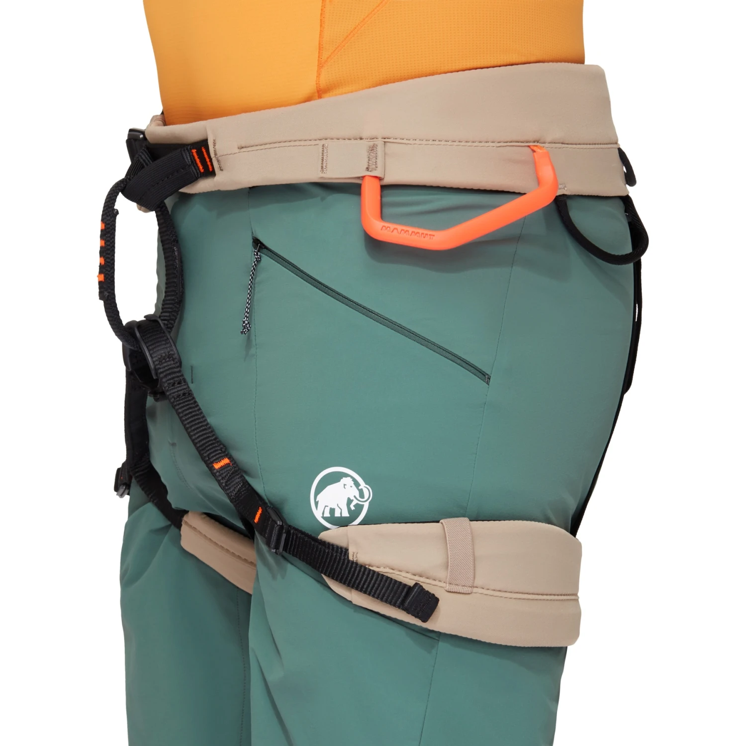 Mammut Aenergy Light Softshell-Short Heren - Dark Jade 6 Mammut Aenergy Light Softshell-Short Heren - Dark Jade - Afbeelding 6