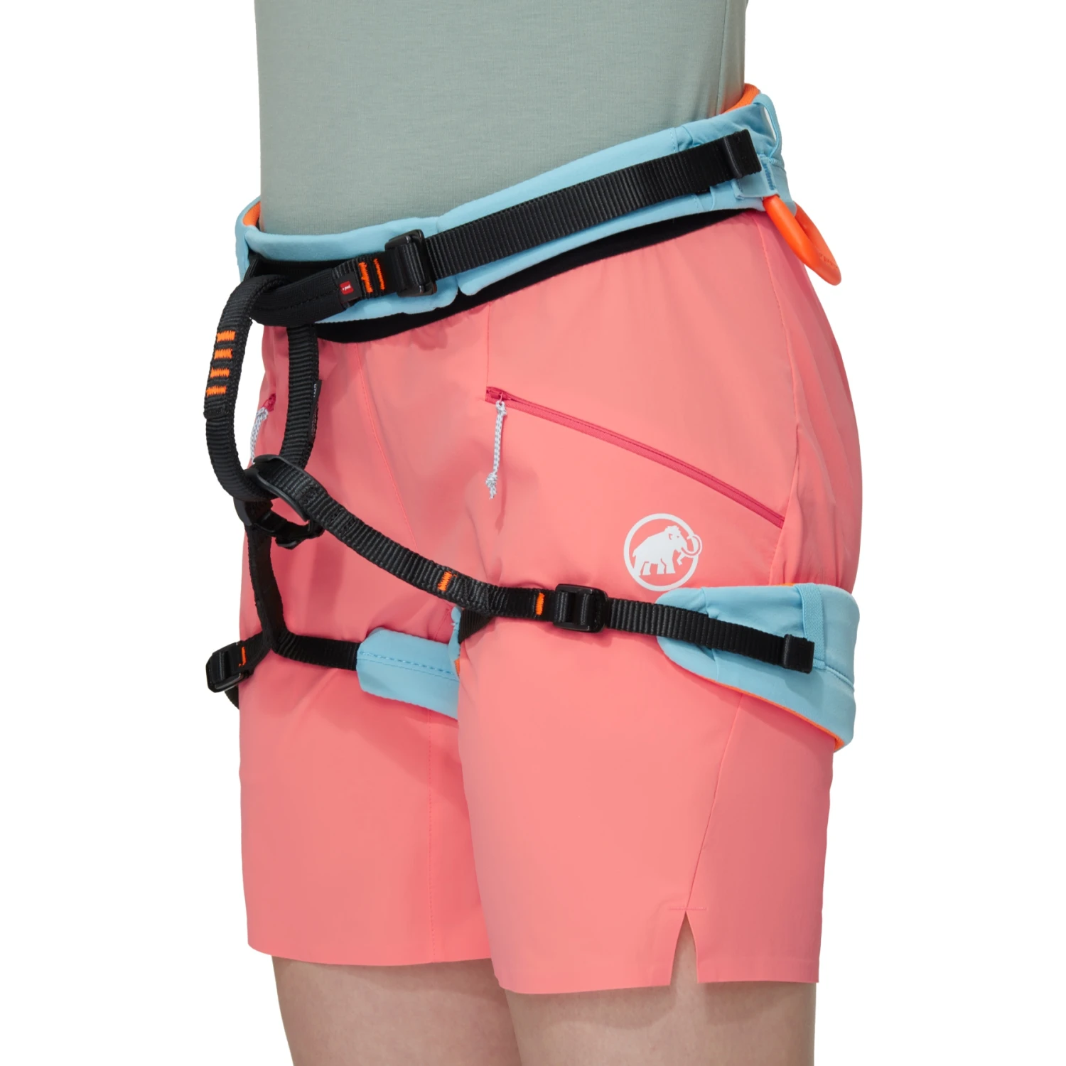 Mammut Aenergy Light Softshell-Short Dames - Salmon 5 Mammut Aenergy Light Softshell-Short Dames - Salmon - Afbeelding 5