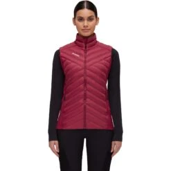 Mammut Albula Hybrid Bodywarmer Dames - Blood Red