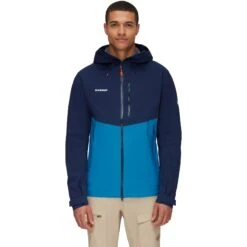 Mammut Alto Guide Hardshell Jas Heren 1010-29560 - Deep Ice-marine