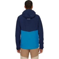 Mammut Alto Guide Hardshell Jas Heren 1010-29560 - Deep Ice-marine -Mammut mammut alto guide hardshell hooded jacket men deep ice marine 4 1350353