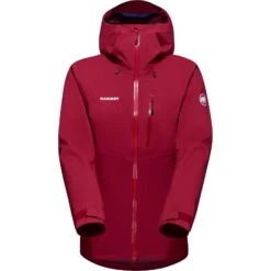 Mammut Alto Guide Hardshell Jas Dames 1010-29570 - Blood Red -Mammut mammut alto guide hardshell hooded jacket women blood red 4 1483066