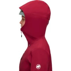 Mammut Alto Guide Hardshell Jas Dames 1010-29570 - Blood Red -Mammut mammut alto guide hardshell hooded jacket women blood red 8 1483070