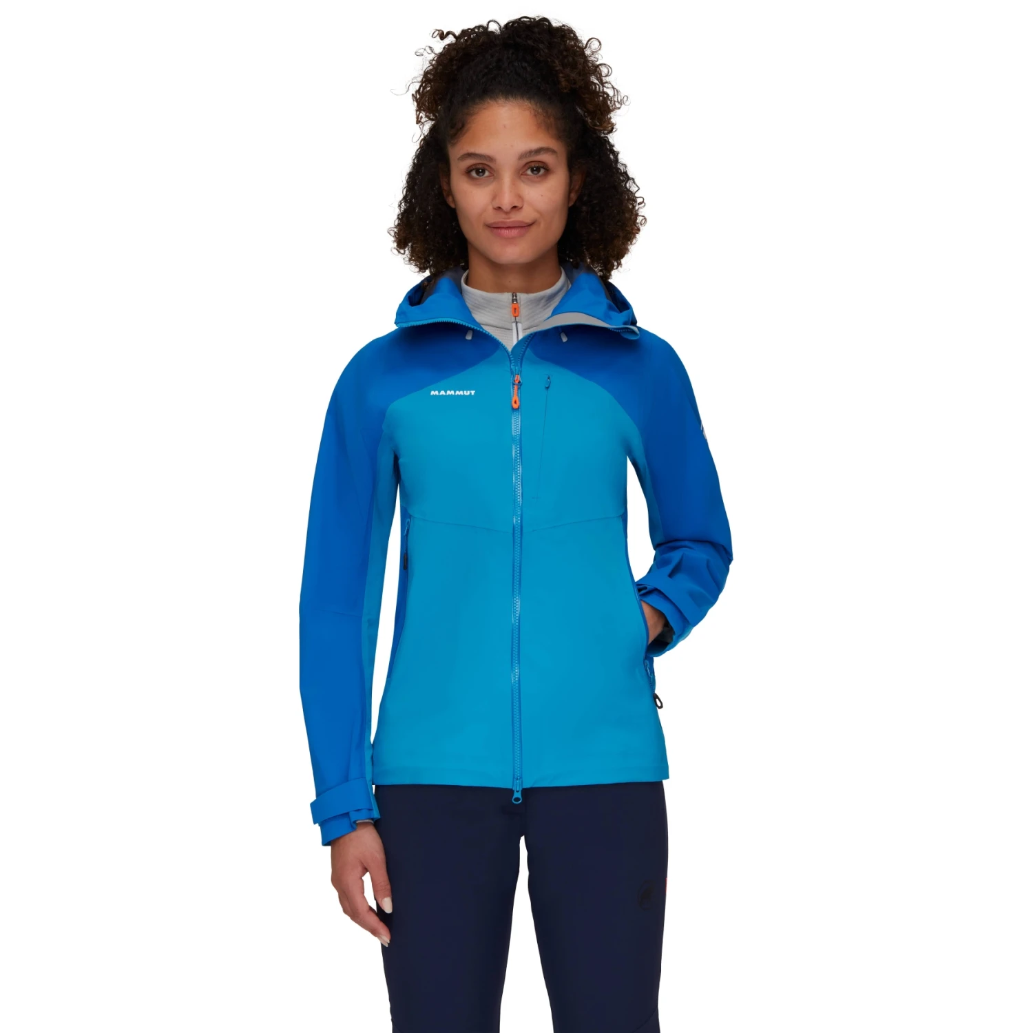 Mammut Alto Guide Hardshell Jas Dames 1010-29570 - Gentian-ice 1 Mammut Alto Guide Hardshell Jas Dames 1010-29570 - Gentian-ice