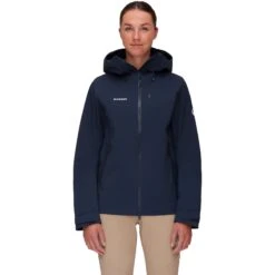 Mammut Alto Guide Hardshell Jas Dames 1010-29570 - Marine