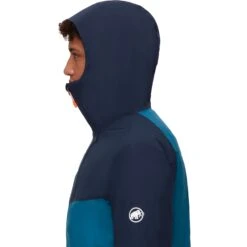Mammut Convey 3 In 1 Hardshell Jas Met Capuchon Heren - Deep Ice-marine -Mammut mammut convey 3 in 1 hardshell hooded jacket men deep ice marine 8 1483391