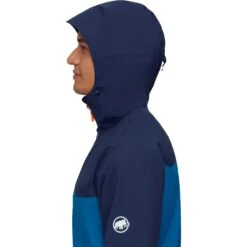 Mammut Convey Tour Hardshell Jas Met Capuchon Heren 1010-27841 - Deep Ice-marine -Mammut mammut convey tour hardshell hooded jacket men deep ice marine 7 1350485