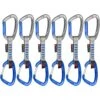 Mammut Crag Keylock Wire 10 Cm Indicator Quickdraw Set - Set Van 6 - Silver-ultramarine