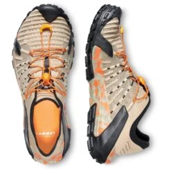 Mammut Hueco Knit II Low Schoenen Heren - Savannah-black