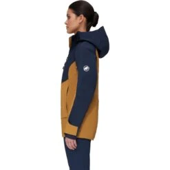Mammut La Liste Pro Hardshell Jas Dames - Cheetah-marine -Mammut mammut la liste pro hardshell hooded jacket women cheetah marine 2 1323268