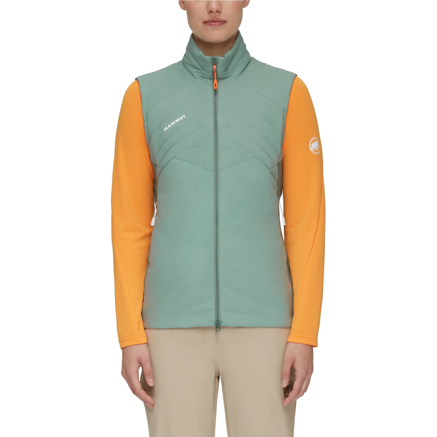 Mammut Rime Light Flex Bodywarmer Dames - Jade-dark Jade 1 Mammut Rime Light Flex Bodywarmer Dames - Jade-dark Jade
