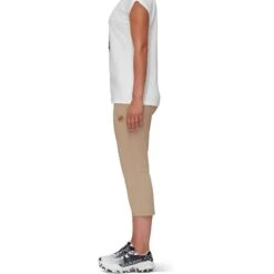 Mammut Runbold Capribroek Dames - Safari -Mammut mammut runbold capri pants women safari 3 1264224