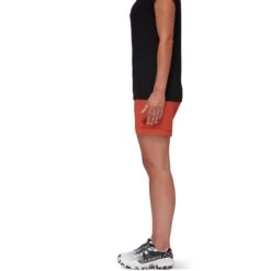 Mammut Runbold Roll Cuff Short Dames - Terracotta -Mammut mammut runbold roll cuff shorts women terracotta 3 1265880
