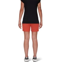 Mammut Runbold Roll Cuff Short Dames - Terracotta -Mammut mammut runbold roll cuff shorts women terracotta 4 1265882