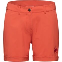 Mammut Runbold Roll Cuff Short Dames - Terracotta