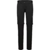 Mammut Runbold Zip-Off Broek Dames - Lang - Zwart