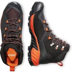 Mammut Sapuen High GTX Schoenen Heren - Zwart-hot Red