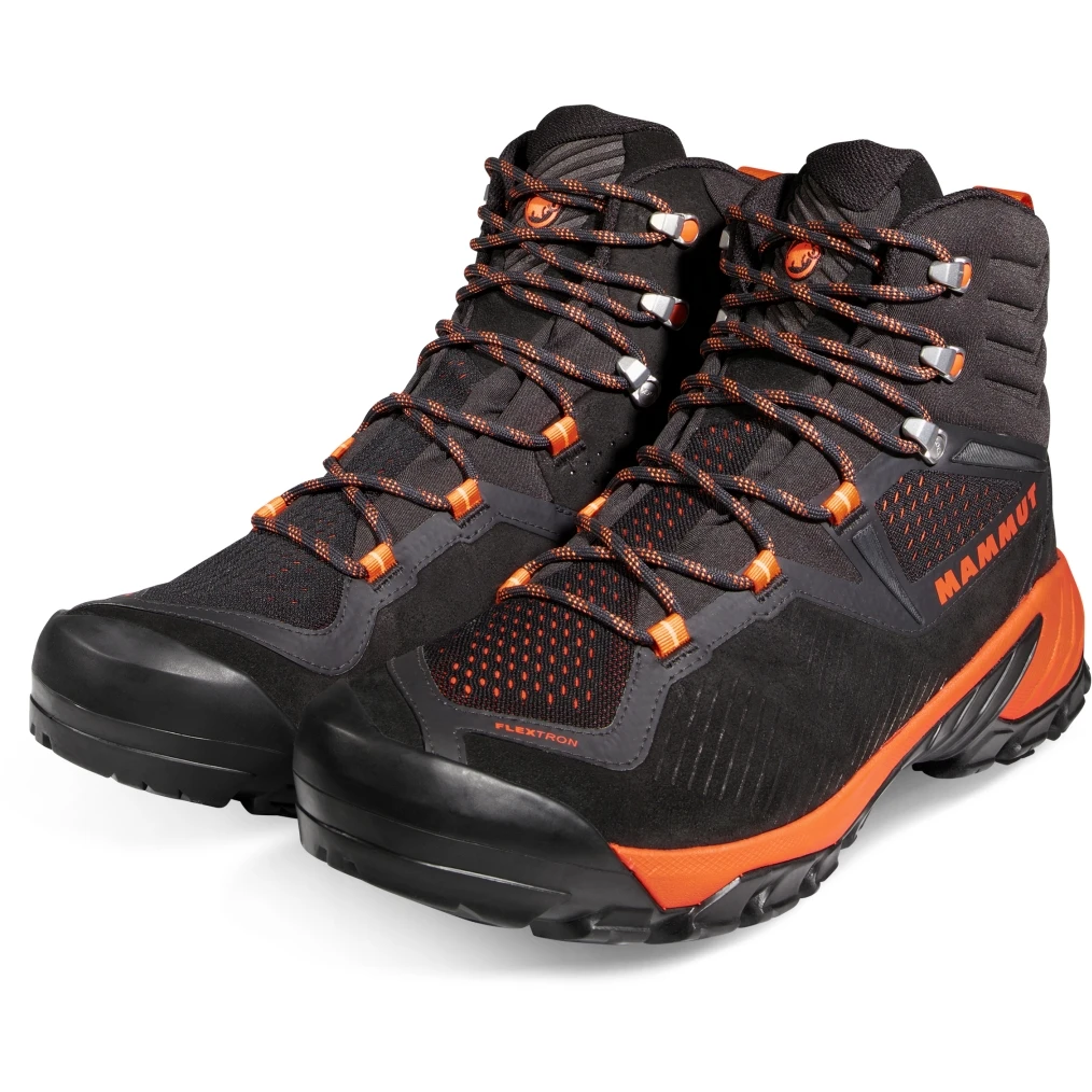 Mammut Sapuen High GTX Schoenen Heren - Zwart-hot Red 2 Mammut Sapuen High GTX Schoenen Heren - Zwart-hot Red - Afbeelding 2