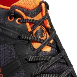 Mammut Sertig II Low GTX® Wandelschoenen Heren - Zwart-vibrant Orange -Mammut mammut sertig ii low gtx shoe men black vibrant orange 7 1267067
