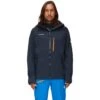 Mammut Stoney Hardshell Jas Heren - Marine-vibrant Orange