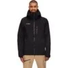 Mammut Stoney Hardshell Thermojas Heren - Zwart-wit