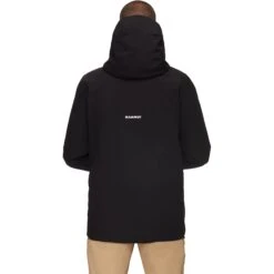 Mammut Stoney Hardshell Thermojas Heren - Zwart-wit -Mammut mammut stoney hardshell thermo jacket men black white 3 1484984