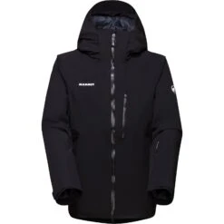 Mammut Stoney Hardshell Thermojas Heren - Zwart-wit -Mammut mammut stoney hardshell thermo jacket men black white 4 1484985