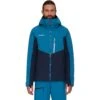 Mammut Stoney Hardshell Thermojas Heren - Marine-deep Ice
