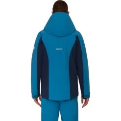 Mammut Stoney Hardshell Thermojas Heren - Marine-deep Ice -Mammut mammut stoney hardshell thermo jacket men marine deep ice 3 1485014