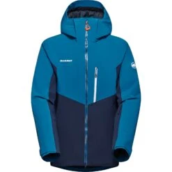 Mammut Stoney Hardshell Thermojas Heren - Marine-deep Ice -Mammut mammut stoney hardshell thermo jacket men marine deep ice 4 1485015