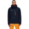 Mammut Stoney Hardshell Thermojas Heren - Marine-vibrant Orange