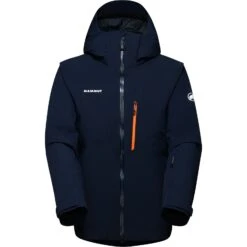 Mammut Stoney Hardshell Thermojas Heren - Marine-vibrant Orange -Mammut mammut stoney hardshell thermo jacket men marine vibrant orange 4 1485026