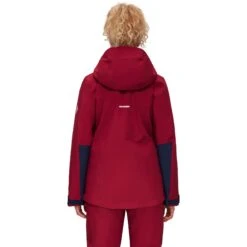 Mammut Stoney Hardshell Thermojas Dames - Blood Red-marine -Mammut mammut stoney hardshell thermo jacket women blood red marine 3 1485046