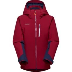 Mammut Stoney Hardshell Thermojas Dames - Blood Red-marine -Mammut mammut stoney hardshell thermo jacket women blood red marine 4 1485047