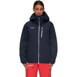 Mammut Stoney Hardshell Thermojas Dames - Marine-white