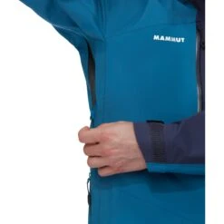 Mammut Taiss Hardshell Jas Met Capuchon Heren - Deep Ice-marine -Mammut mammut taiss hardshell hooded jacket men deep ice marine 1 1450305