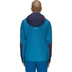 Mammut Taiss Hardshell Jas Met Capuchon Heren - Deep Ice-marine -Mammut mammut taiss hardshell hooded jacket men deep ice marine 2 1450306