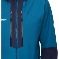 Mammut Taiss Hardshell Jas Met Capuchon Heren - Deep Ice-marine -Mammut mammut taiss hardshell hooded jacket men deep ice marine 6 1450312