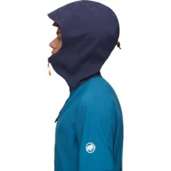 Mammut Taiss Hardshell Jas Met Capuchon Heren - Deep Ice-marine -Mammut mammut taiss hardshell hooded jacket men deep ice marine 8 1450315