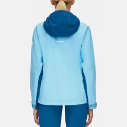 Mammut Taiss Hardshell Jas Met Capuchon Dames - Cool Blue-deep Ice -Mammut mammut taiss hardshell hooded jacket women cool blue deep ice 2 1457183