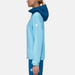 Mammut Taiss Hardshell Jas Met Capuchon Dames - Cool Blue-deep Ice -Mammut mammut taiss hardshell hooded jacket women cool blue deep ice 3 1457184