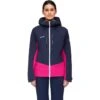 Mammut Taiss Pro Hardshell Jas Met Capuchon Dames - Pink-marine