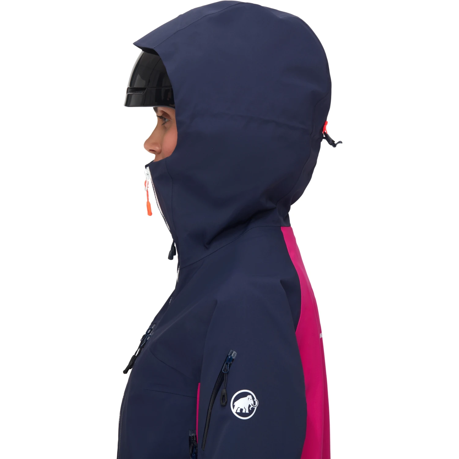 Mammut Taiss Pro Hardshell Jas Met Capuchon Dames - Pink-marine 5 Mammut Taiss Pro Hardshell Jas Met Capuchon Dames - Pink-marine - Afbeelding 5