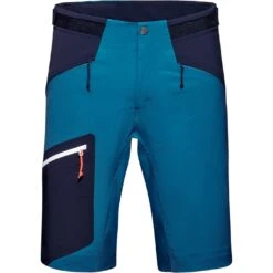 Mammut Taiss Softshell Short Heren - Deep Ice-marine