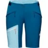 Mammut Taiss Softshell Short Dames - Deep Ice-cool Blue