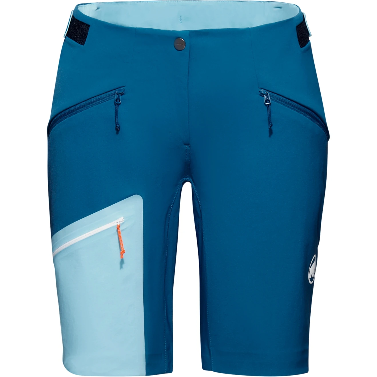Mammut Taiss Softshell Short Dames - Deep Ice-cool Blue 1 Mammut Taiss Softshell Short Dames - Deep Ice-cool Blue