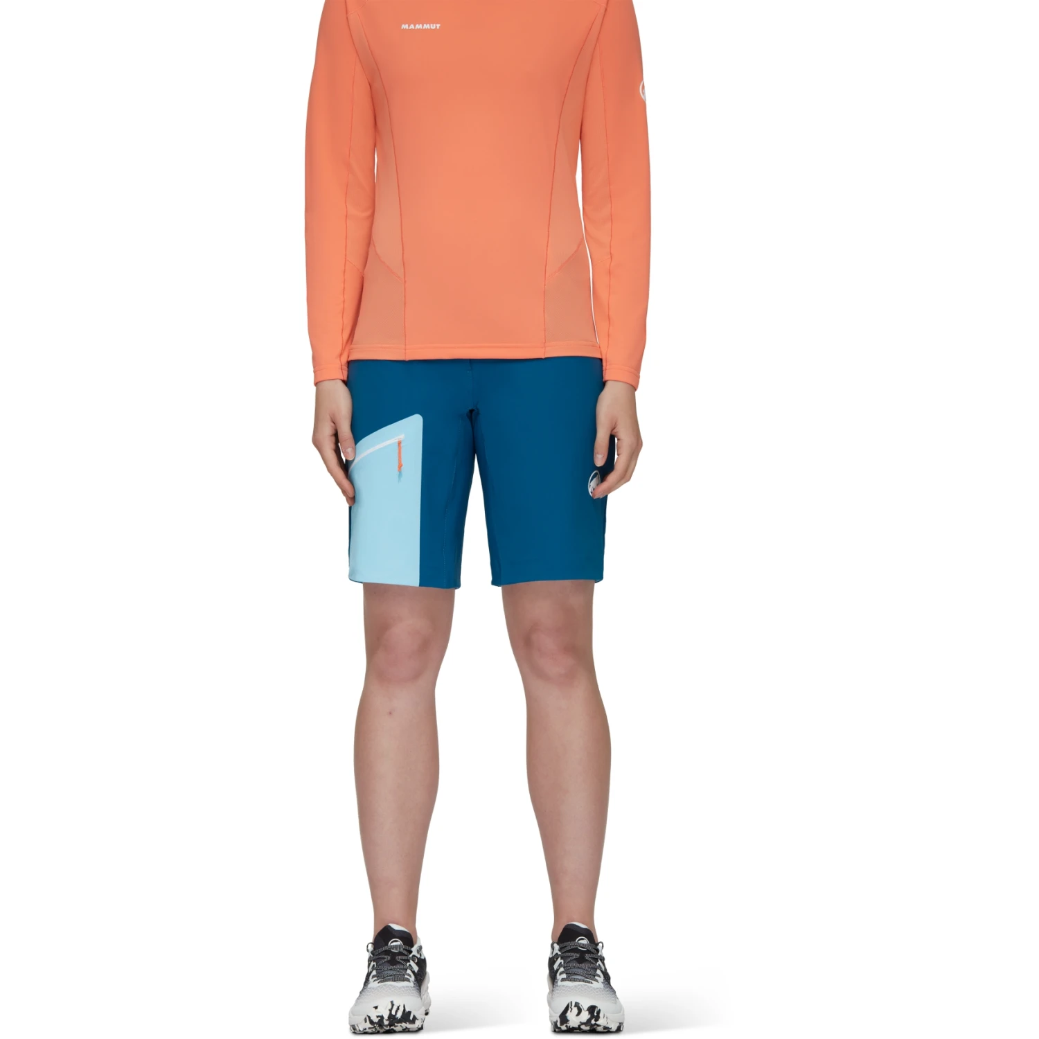 Mammut Taiss Softshell Short Dames - Deep Ice-cool Blue 2 Mammut Taiss Softshell Short Dames - Deep Ice-cool Blue - Afbeelding 2