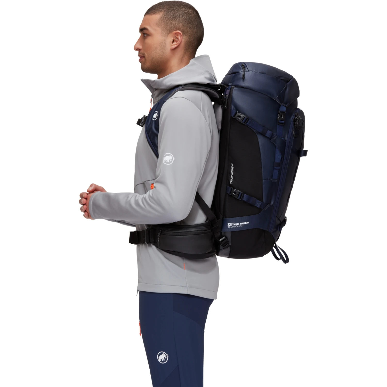 Mammut Trion Spine 35 Rugzak - Marine-black 4 Mammut Trion Spine 35 Rugzak - Marine-black - Afbeelding 4